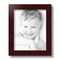 ArtToFrames 8x10 Inch Picture Frame, This 1.25 Inch Custom MDF Poster Frame is Available in Multiple Colors, Great for Your Art or Photos - Comes with Regular Glass and Foam Backing 3/16 inch (V-FRBW26-8x10)